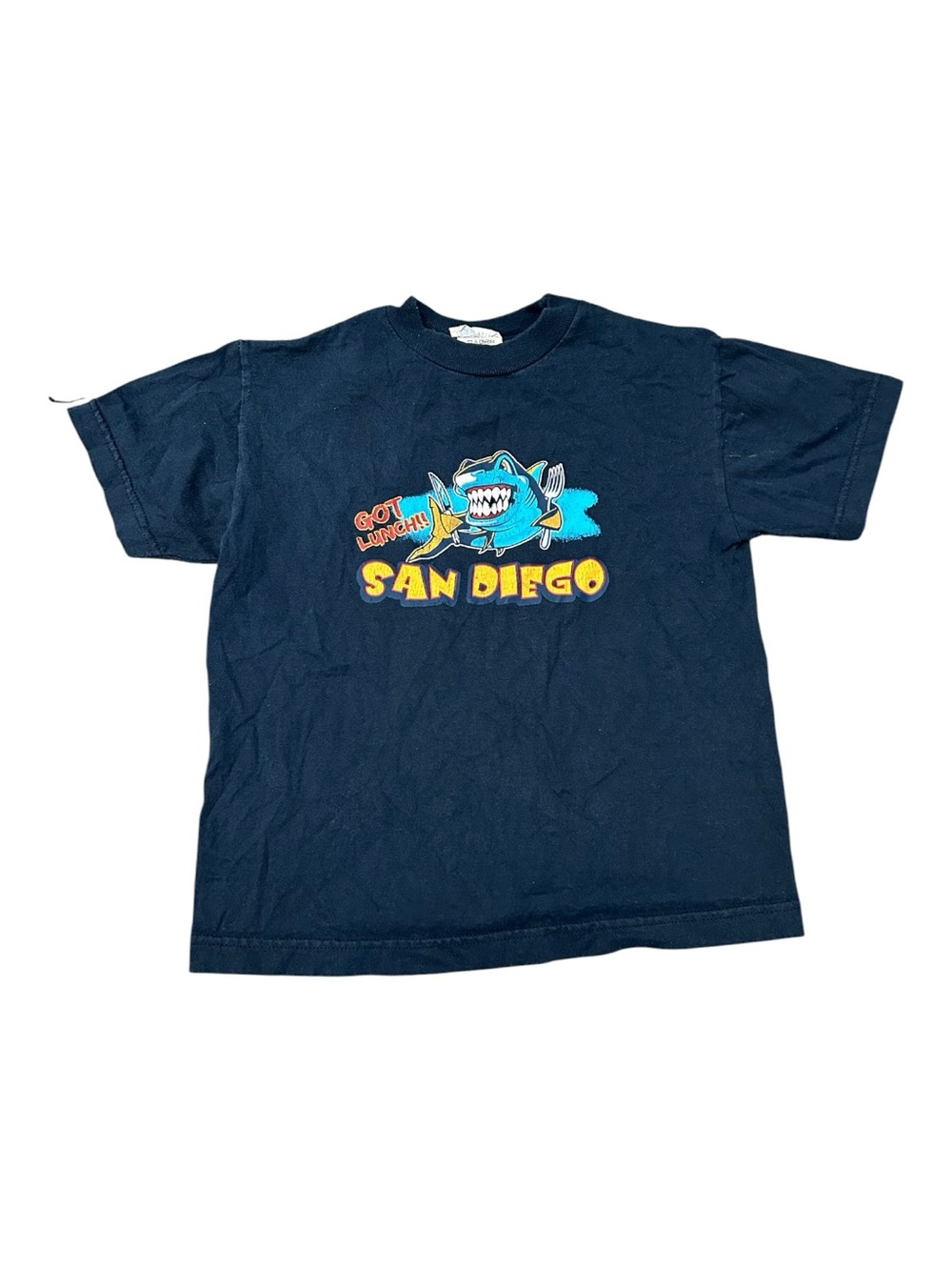 Vintage Youth Kids San Diego Got Lunch! Shark Graphic Tee Size Youth XS